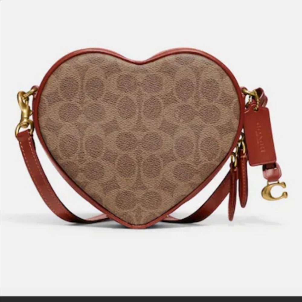 Coach heart bag